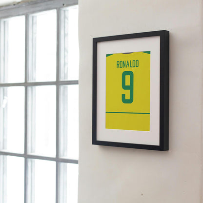 Ronaldo Shirt "R9" Poster Print