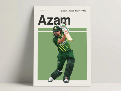 Babar Azam Poster Print