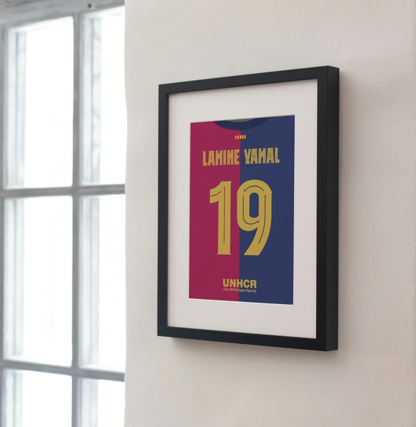 Lamine Yamal Shirt Poster Print