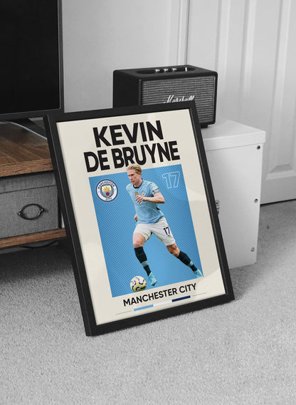 Man City Set Of 6 Poster Prints