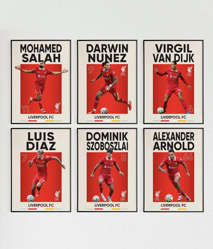 Liverpool Set Of 6 Poster Prints