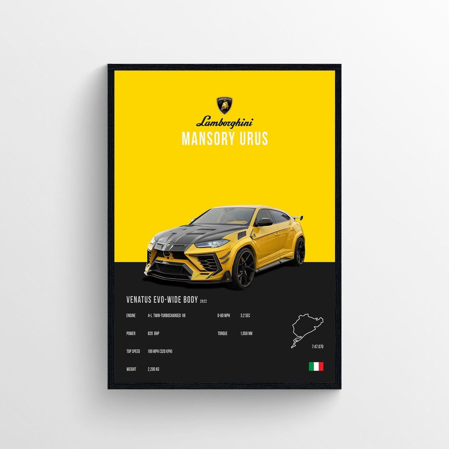 Lamborghini Urus Mansory Poster Print