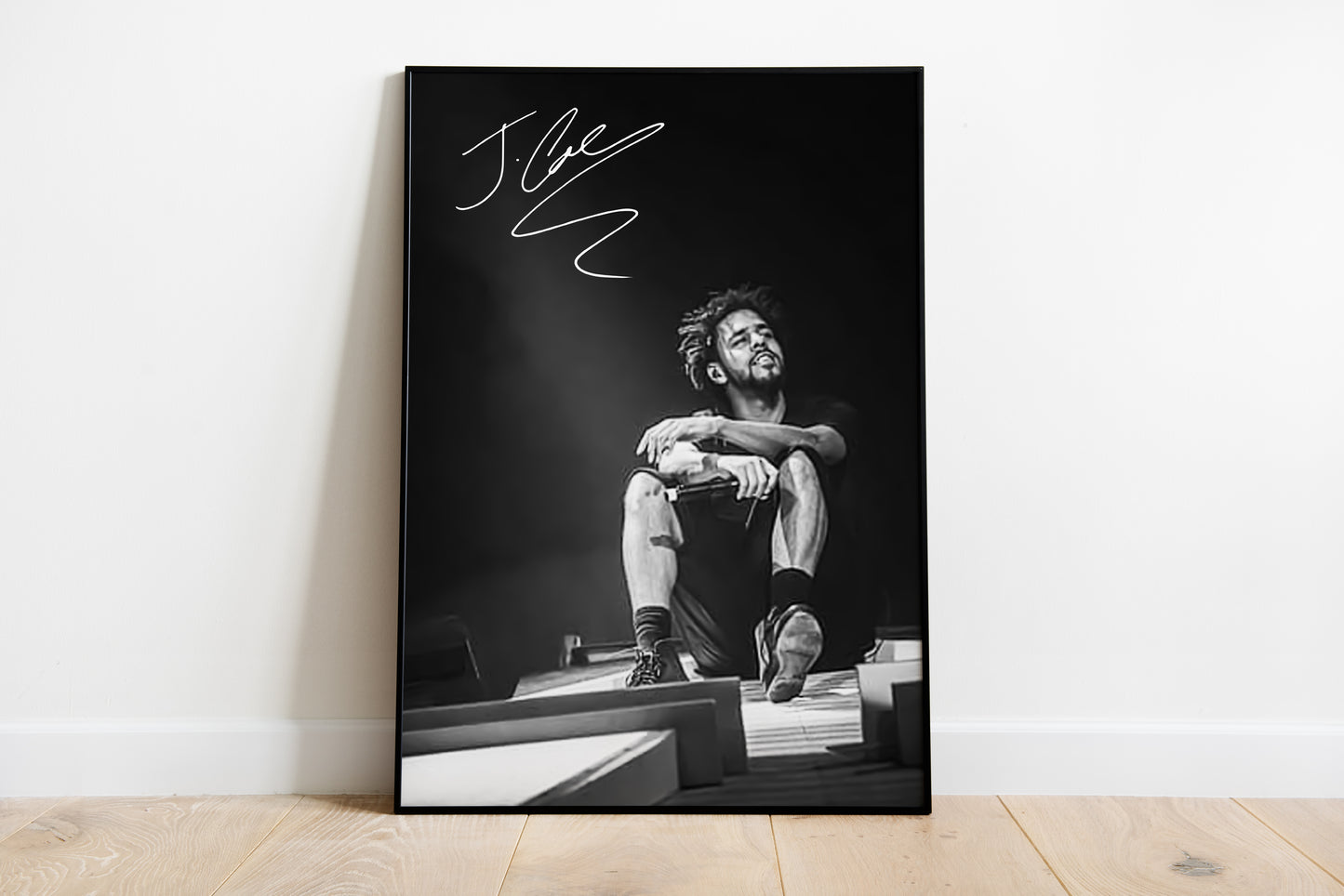 J Cole, signierte Signatur, Hip Hop, Rap, Digitaldruck, Poster, Wand-Kunst-Dekor, Geburtstagsgeschenk, Ausdrucke