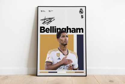 Jude Bellingham Signed Poster Print