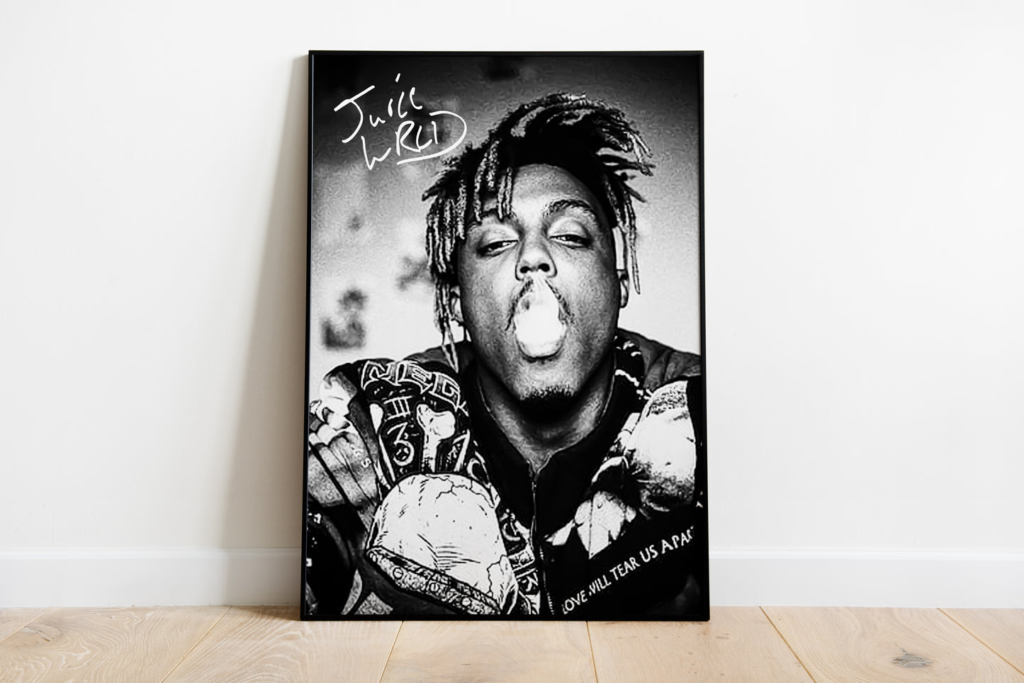 Juice Wrld, signierte Signatur, 999, Hip Hop, Rap, Drill, Digitaldruck, Poster, Wand-Kunst-Dekor, Geburtstagsgeschenk, Ausdrucke