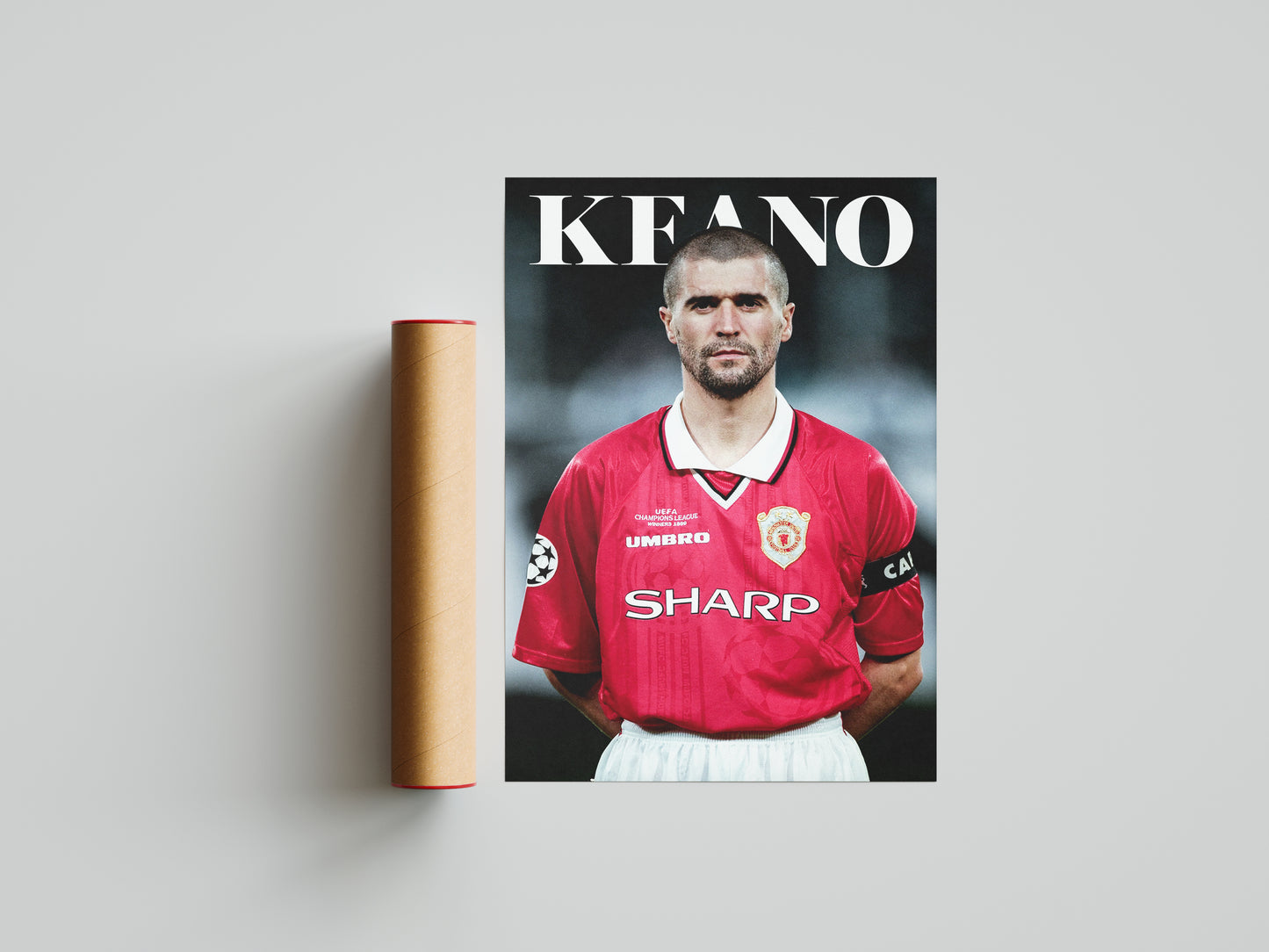 Roy Keane Poster Print