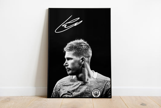 Kevin De Bruyne, signierte Unterschrift, 22/23 Man City, Belgien, Digitaldruck, Poster, Wand-Kunst-Dekor, Geburtstagsgeschenk, Ausdrucke