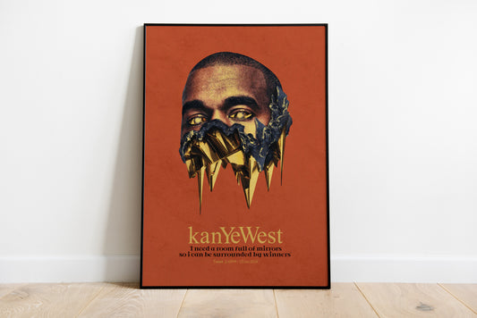 Kanye West "NEED A ROOM" Poster Print