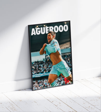 Sergio Aguero Poster