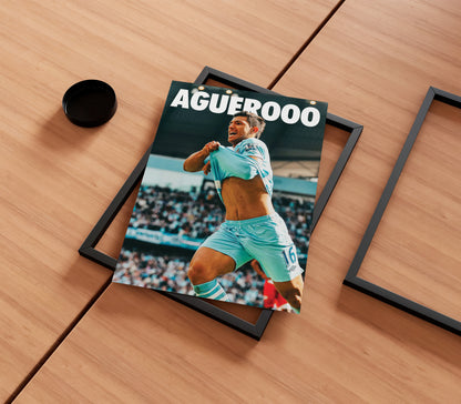 Sergio Aguero Poster