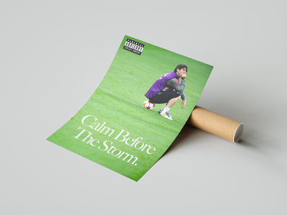 Lionel Messi "Calm Before The Storm" Poster Print