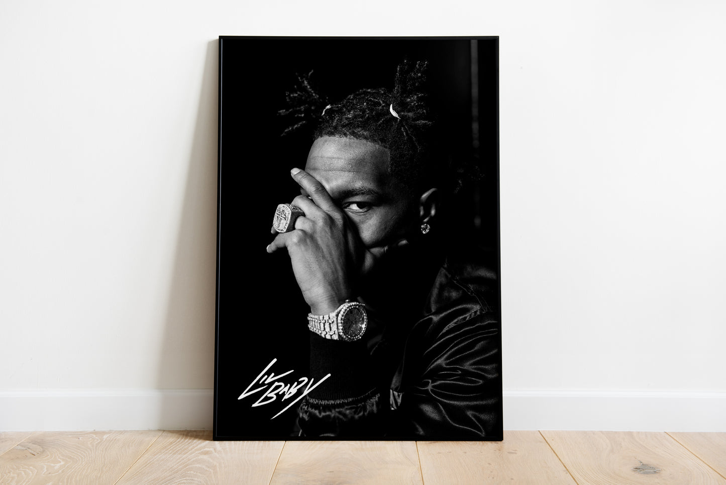 Lil Baby, signierte Signatur, Hip Hop, Rap, Drill, Digitaldruck, Poster, Wand-Kunst-Dekor, Geburtstagsgeschenk, Ausdrucke