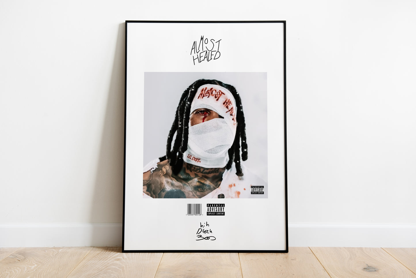 Lil Durk "Almost Healed" Album Poster Print