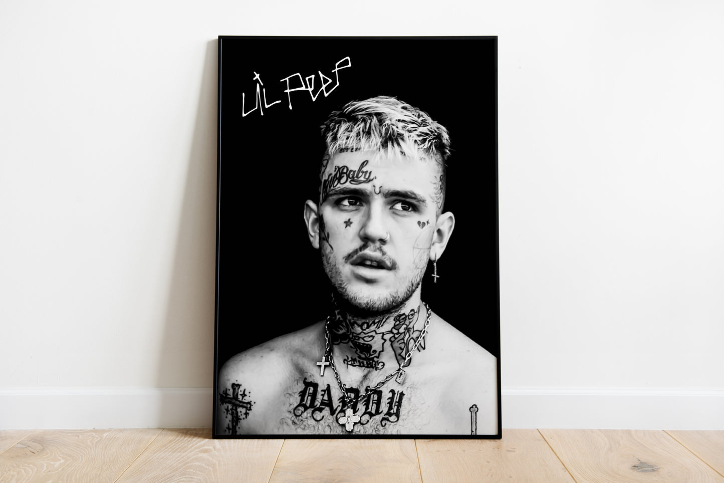 Lil Peep, signierte Signatur, Hip Hop, Rap, Digitaldruck, Poster, Wand-Kunst-Dekor, Geburtstagsgeschenk, Ausdrucke