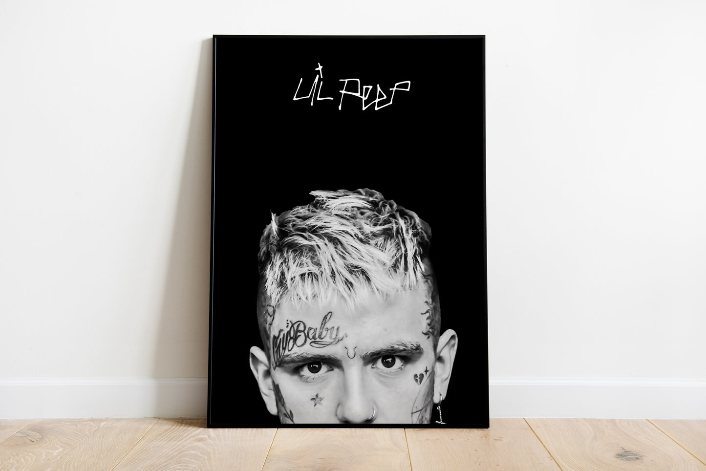 Lil Peep, signierte Signatur, Hip Hop, Rap, Digitaldruck, Poster, Wand-Kunst-Dekor, Geburtstagsgeschenk, Ausdrucke