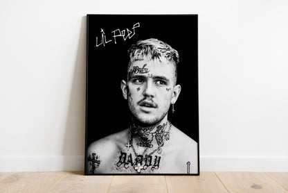 Lil Peep, 2er-Set Poster, signierte Signatur, Hip Hop, Rap, Digitaldruck, Poster, Wand-Kunst-Dekor, Geburtstagsgeschenk, Ausdrucke