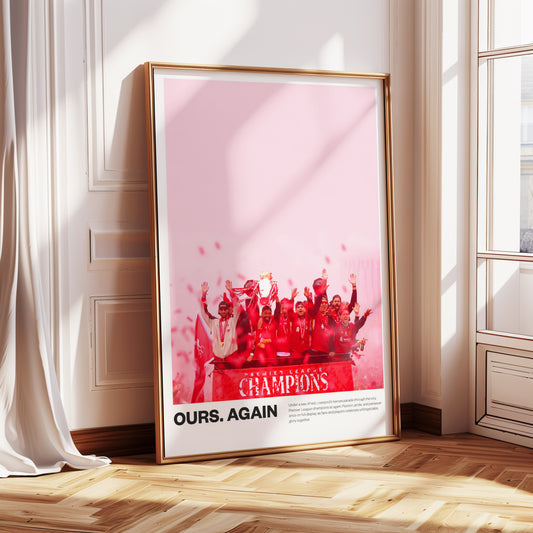 Liverpool "Ours Again" Poster