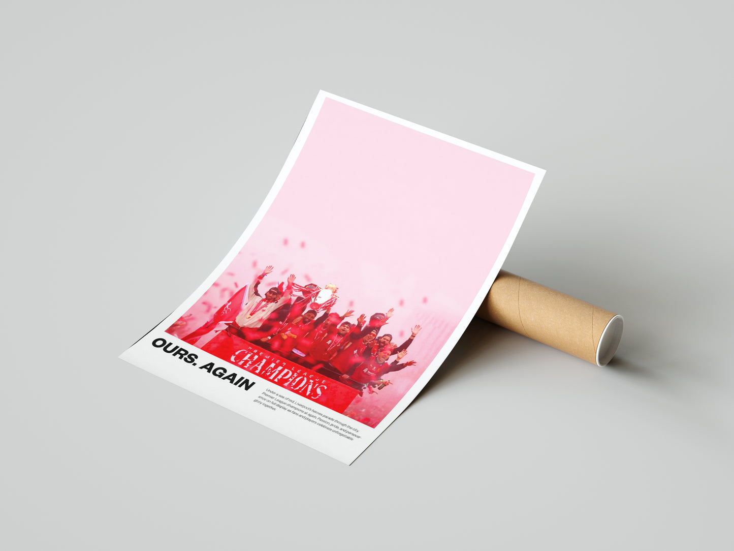 Liverpool "Ours Again" Poster