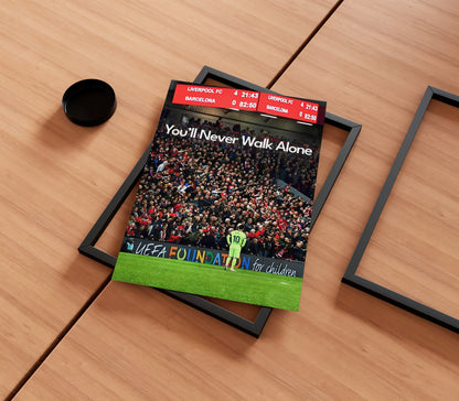 Liverpool 'YNWA' Poster