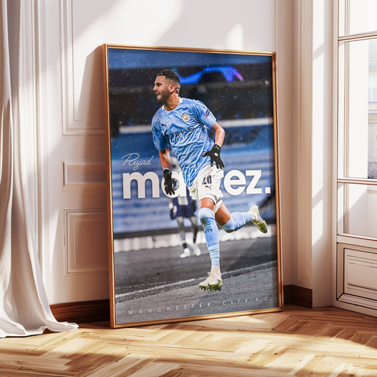 Riyad Mahrez Poster