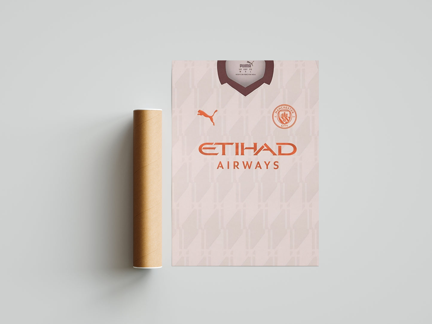 Man City Set Of 3 Shirt Poster Prints