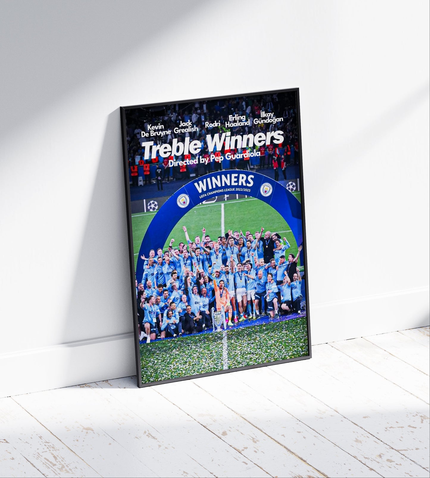 Man City 'Treble' Poster