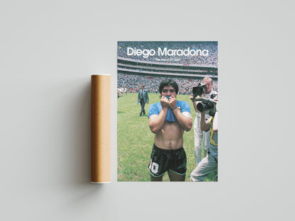 Diego Maradona Poster Print