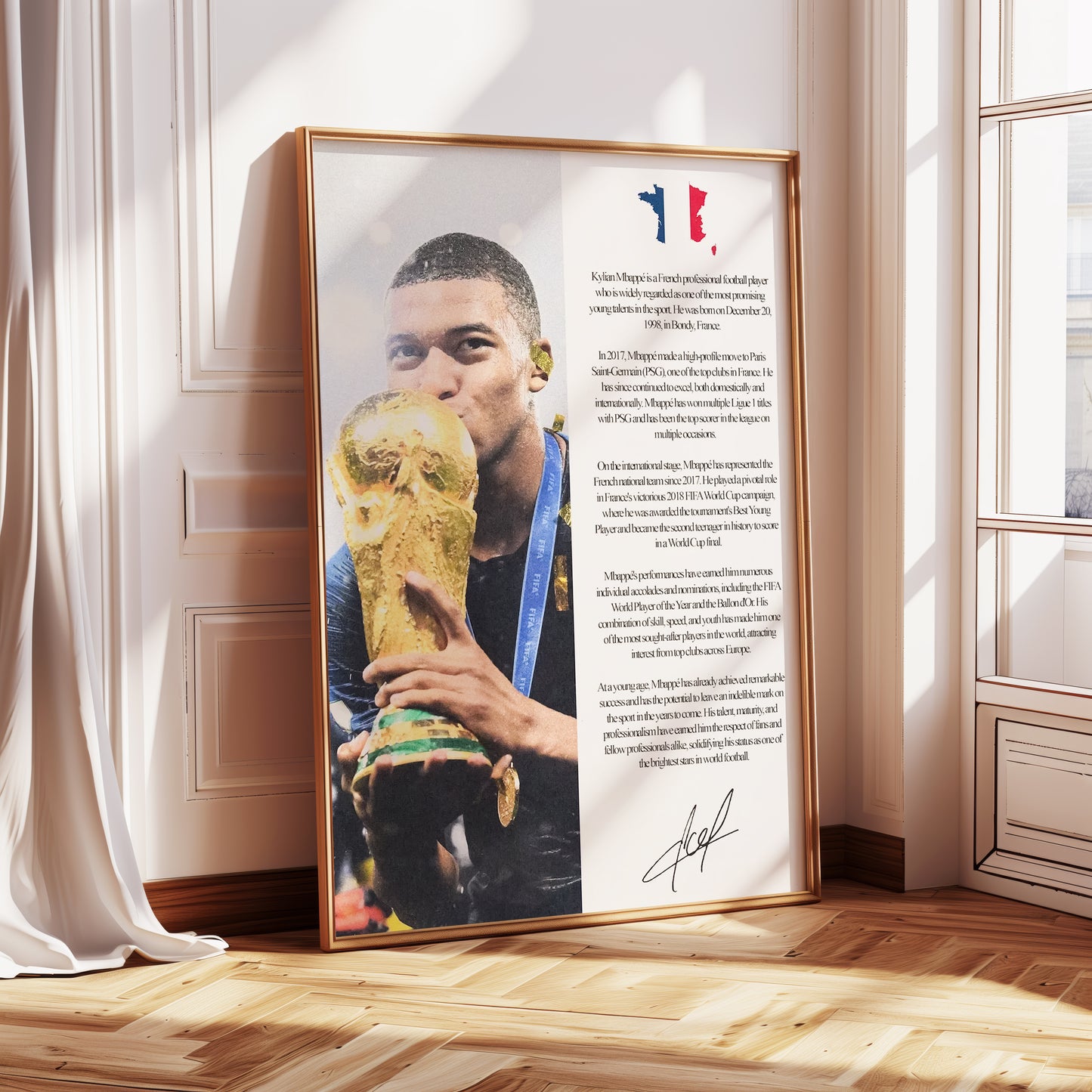 Kylian Mbappe Poster