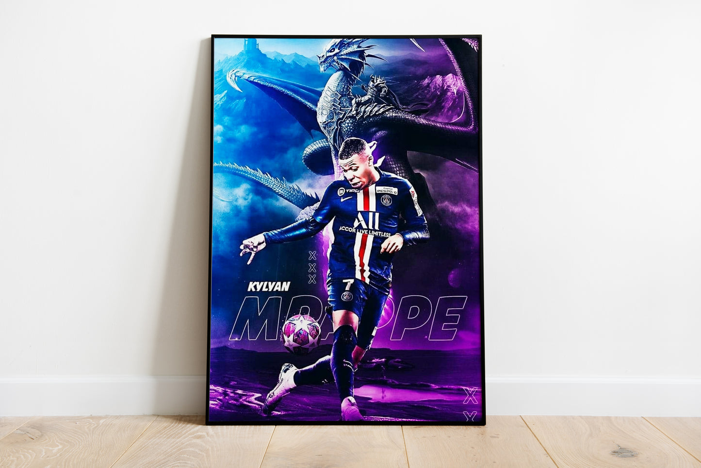 Kylian Mbappe Poster Print