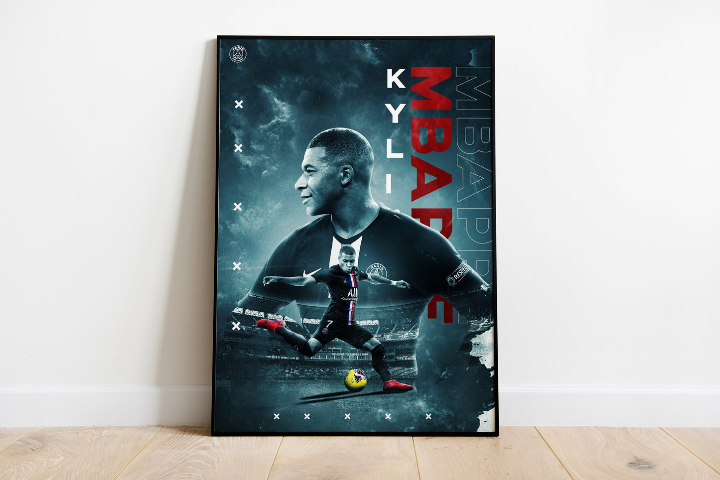 Kylian Mbappe Poster Print