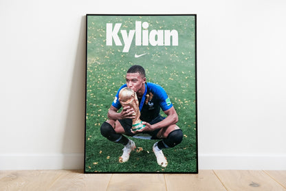 Kylian Mbappe Poster Print