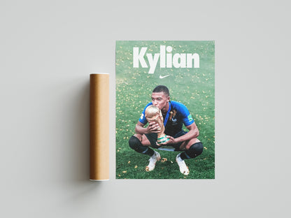 Kylian Mbappe Poster Print