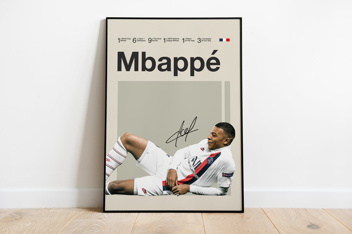 Kylian Mbappe Poster Print