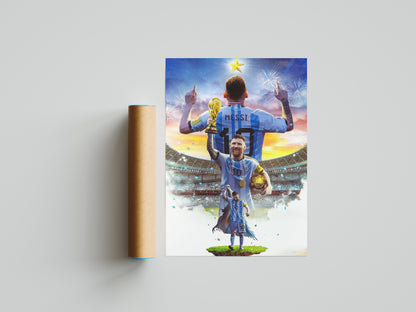 Lionel Messi Poster Print