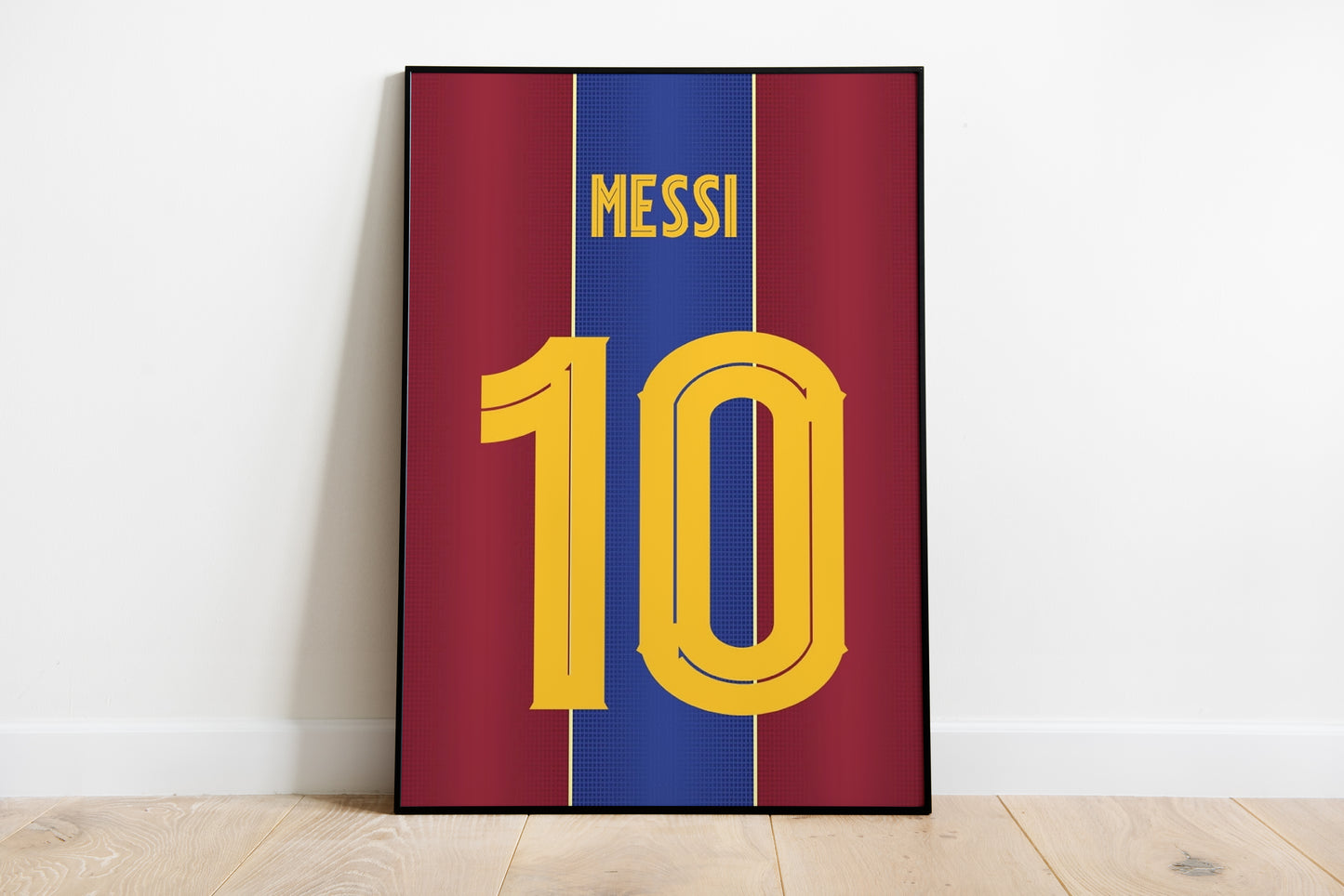 Lionel Messi Set Of 3 Barcelona, Argentina, PSG, Football Shirt Posters Prints