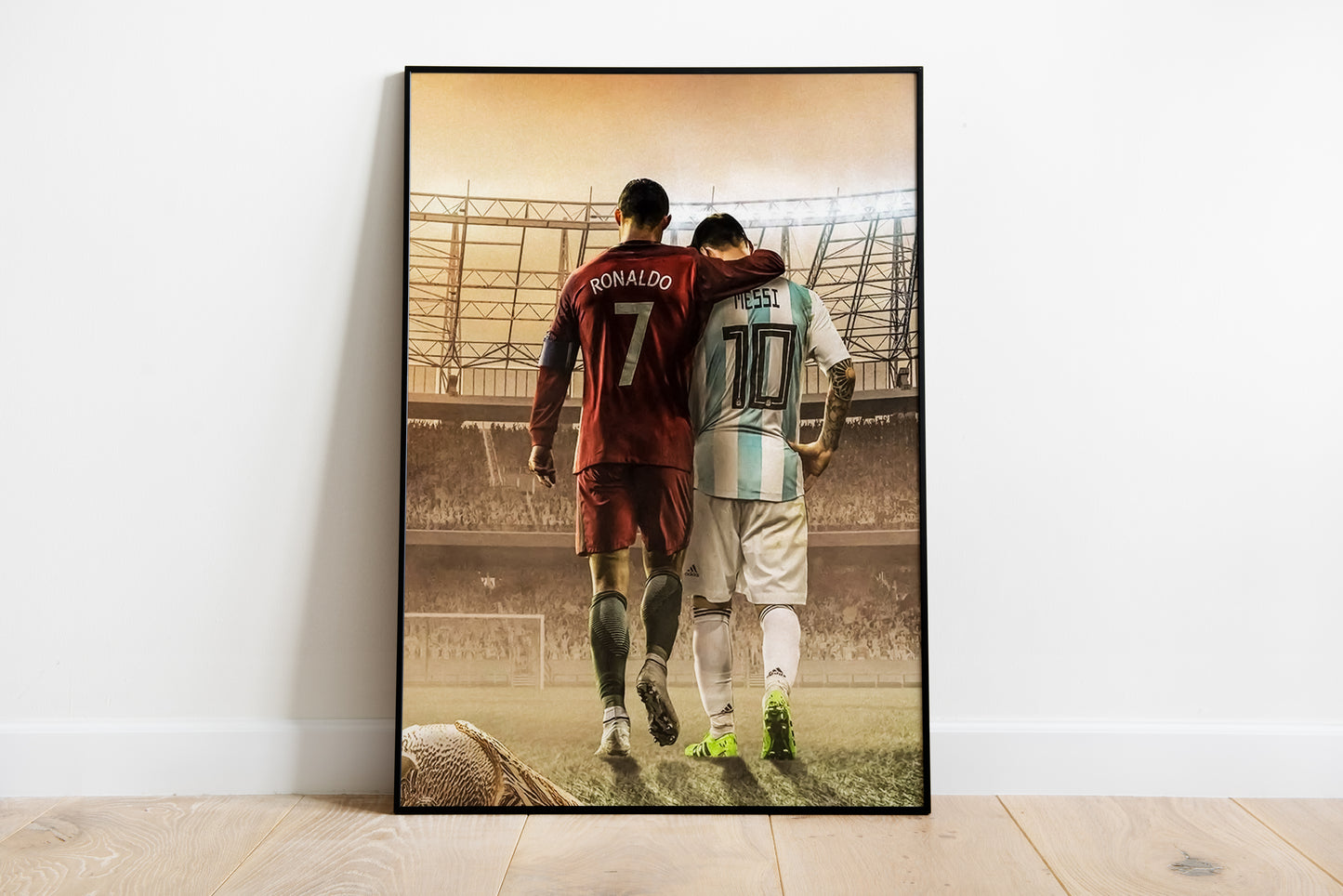 Messi & Ronaldo Poster Print