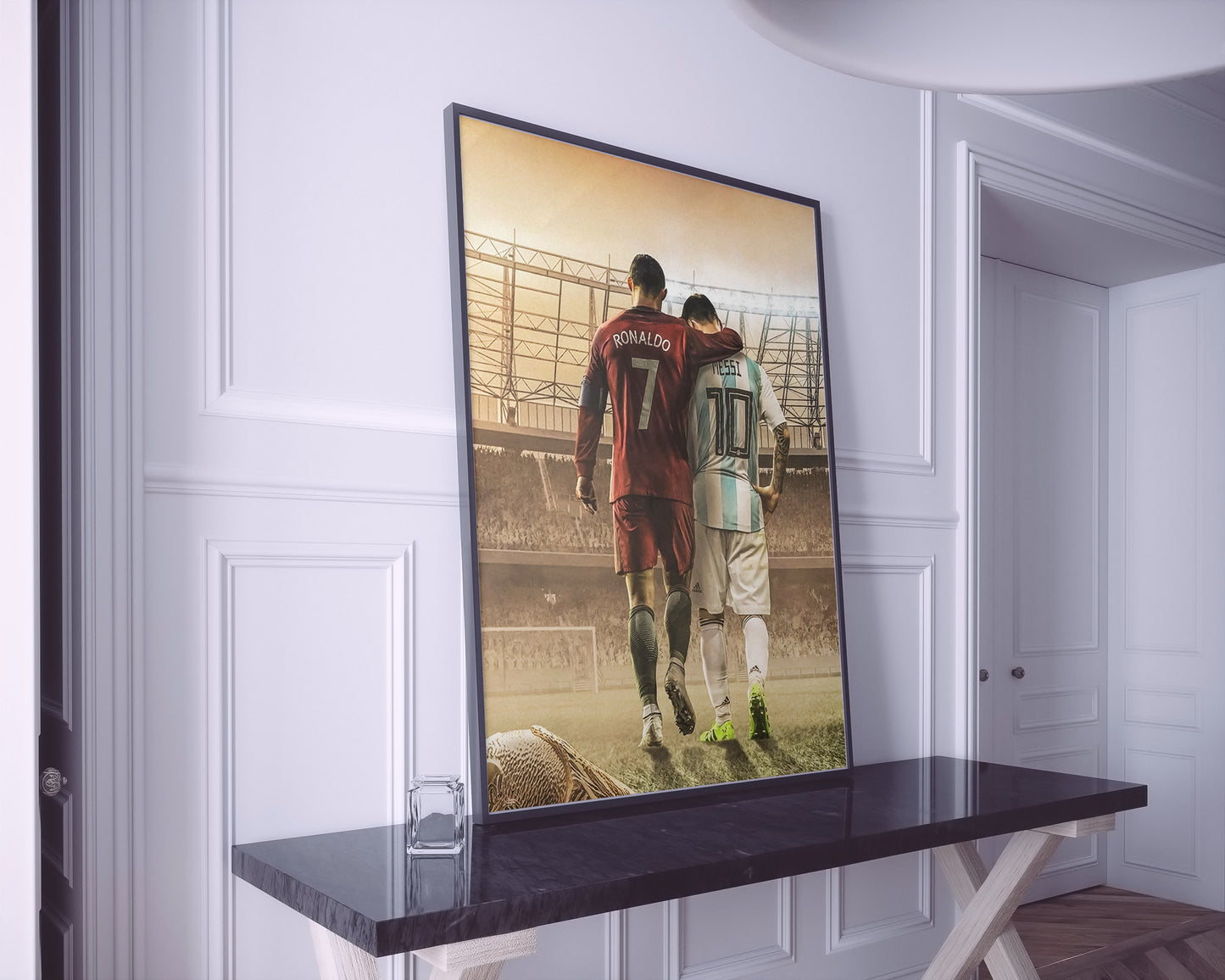 Messi & Ronaldo Poster Print