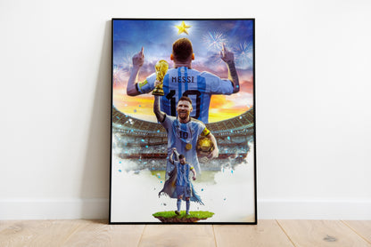 Lionel Messi Poster Print