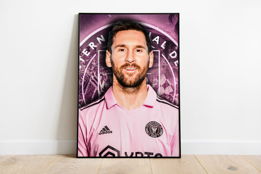 Lionel Messi Inter Miami Poster Print