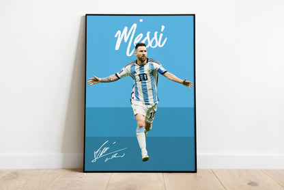 Lionel Messi, signierte Unterschrift, 22/23, Argentinien, PSG, Barcelona, ​​Digitaldruck, Poster, Wand-Kunst-Dekor, Geburtstagsgeschenk, Ausdrucke