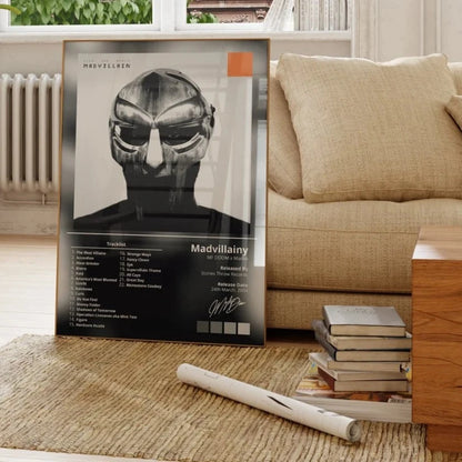 MF Doom "Madvillainy" Album Poster