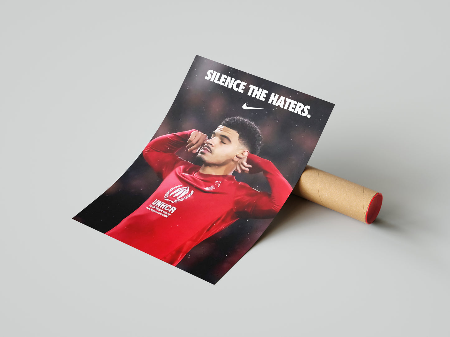 Morgan Gibbs White Poster Print