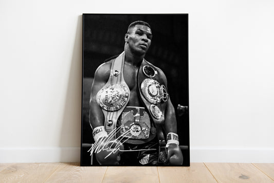 Mike Tyson, signierte Unterschrift, Boxen, Baddest Man On The Planet, Digitaldruck, Poster, Wand-Kunst-Dekor, Geburtstagsgeschenk, Ausdrucke