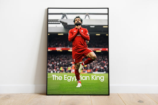 Mohamed Salah "The Egyptian King" Poster Print