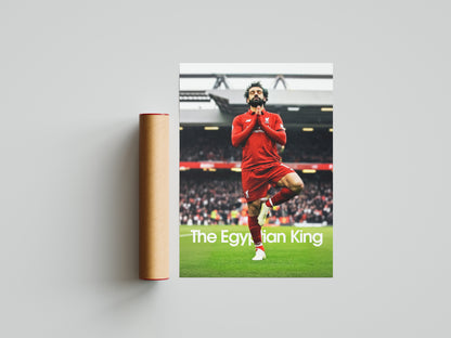 Mohamed Salah "The Egyptian King" Poster Print