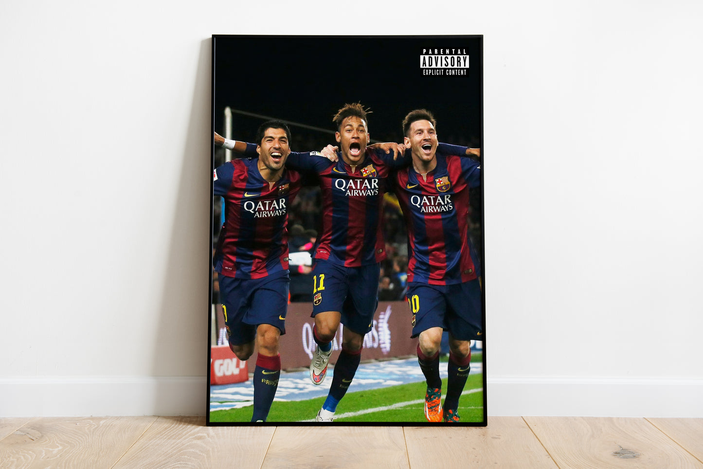 Messi, Neymar, Suarez "MSN" Poster Print