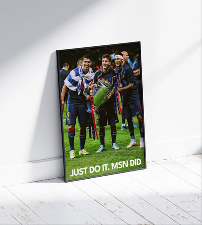 Messi, Neymar, Suarez Poster