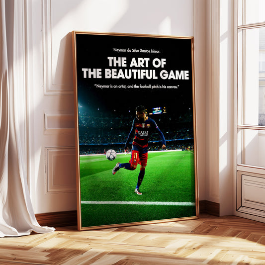 Neymar "The Beautiful Game" Poster