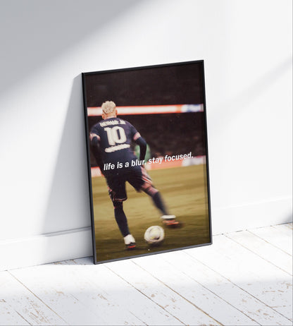 Neymar Jr 'Blur' Poster