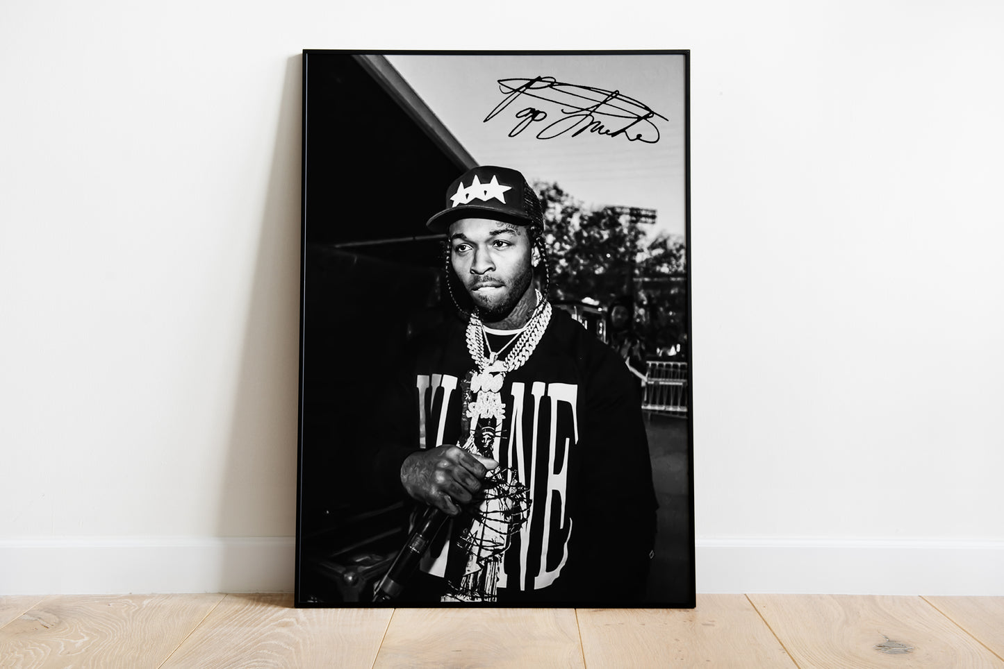 Pop Smoke, signierte Signatur, Hip Hop, Rap, Drill, Digitaldruck, Poster, Wand-Kunst-Dekor, Geburtstagsgeschenk, Ausdrucke